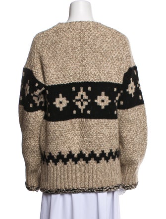 Khaite Cashmere Printed Sweater