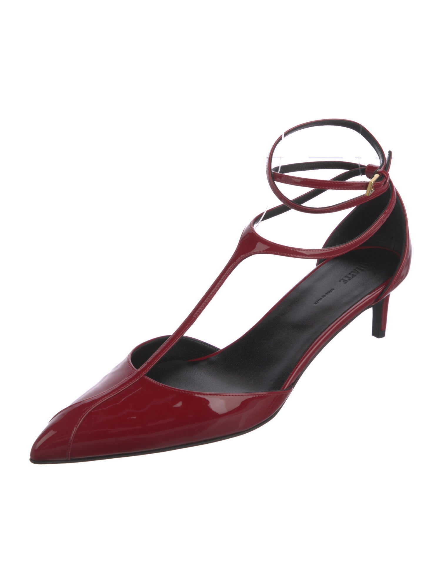 Khaite Suede T-Strap Pumps