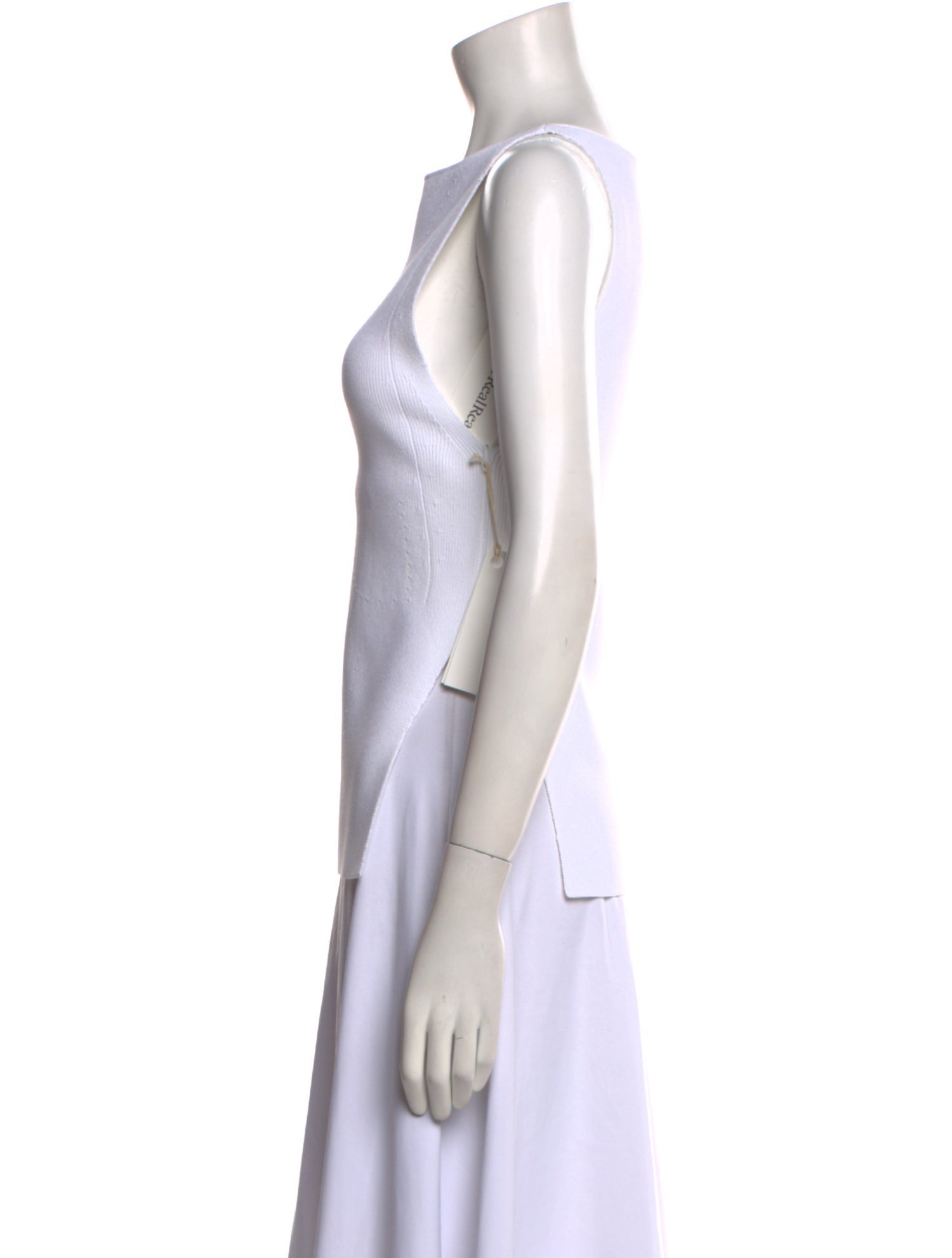 Khaite Bateau Neckline Sleeveless Top w/ Tags