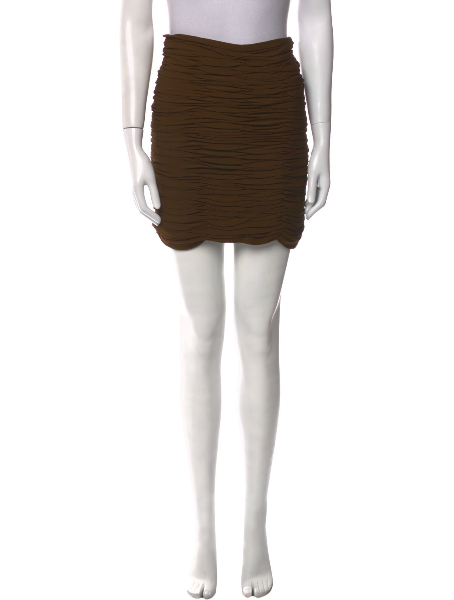 Khaite Pleated Accents Mini Skirt