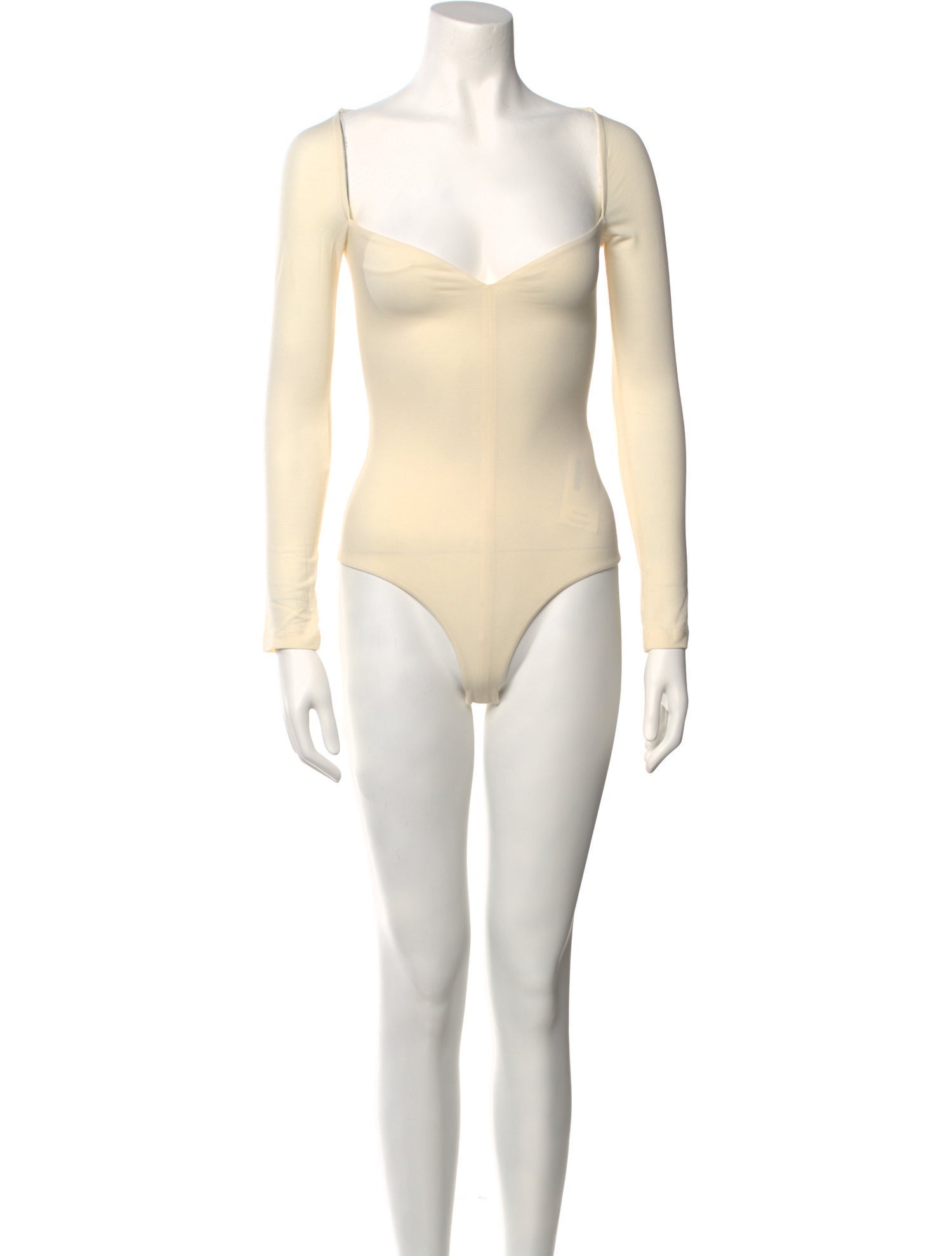 Khaite Square Neckline Long Sleeve Bodysuit w/ Tags