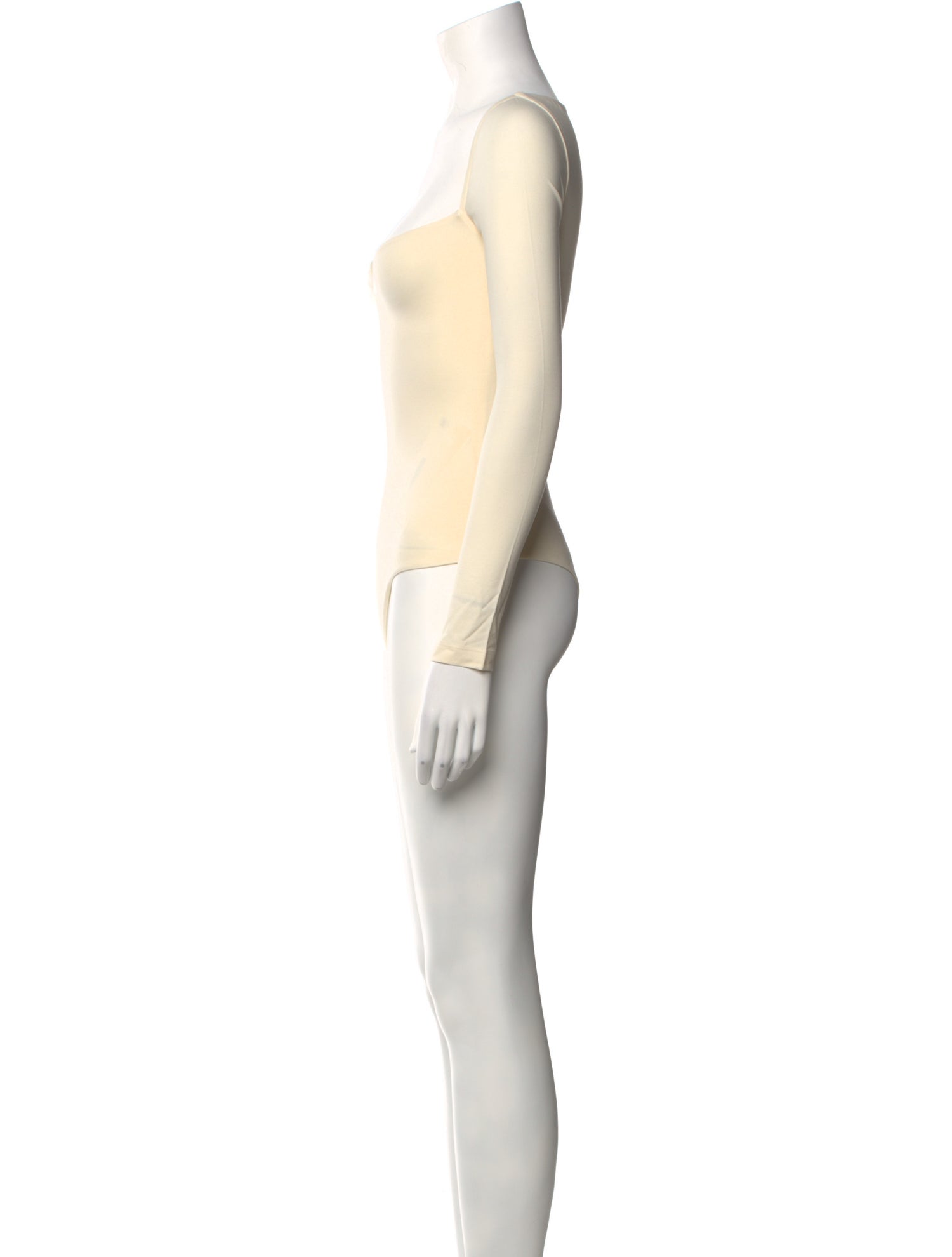 Khaite Square Neckline Long Sleeve Bodysuit w/ Tags