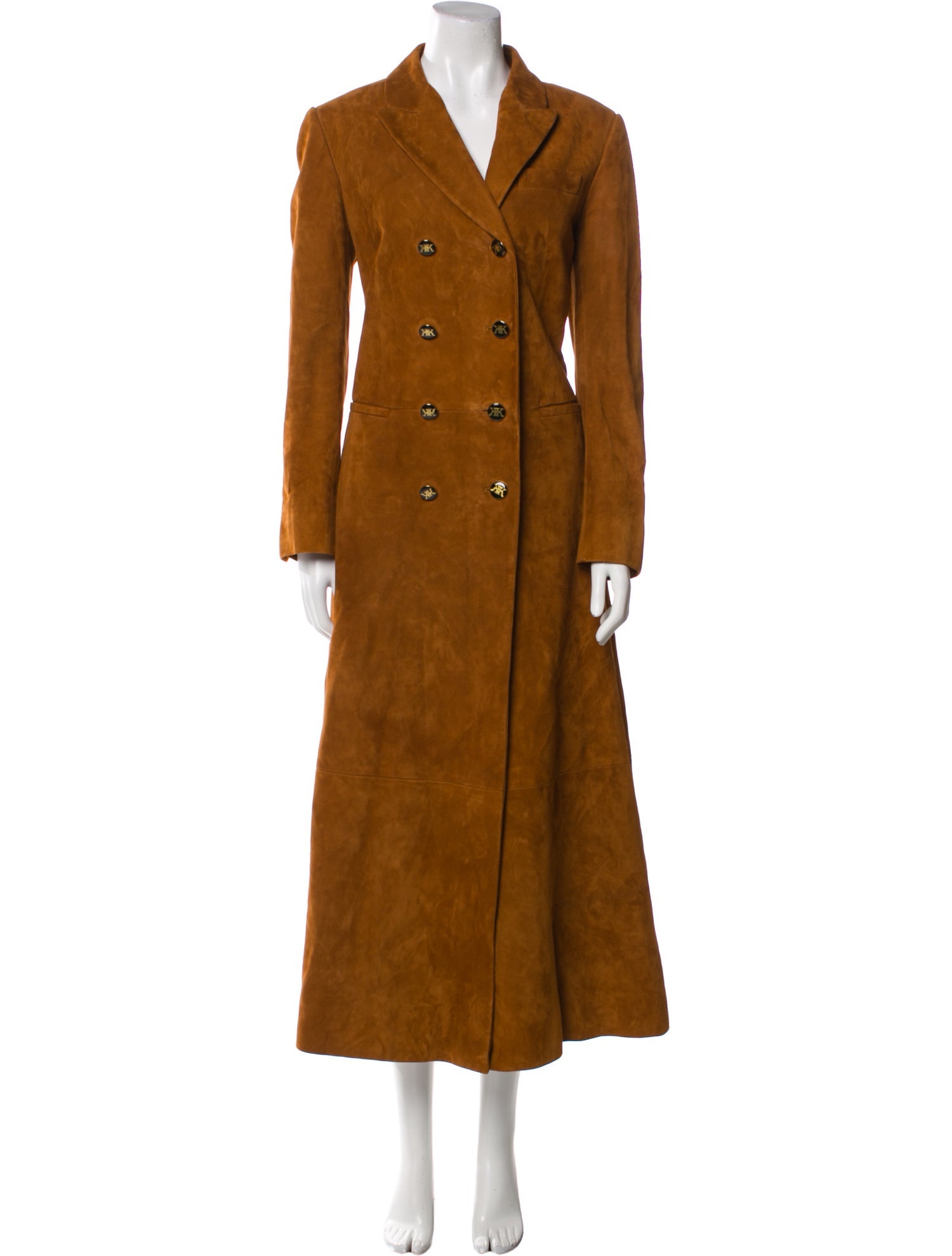 Khaite Suede Peacoat