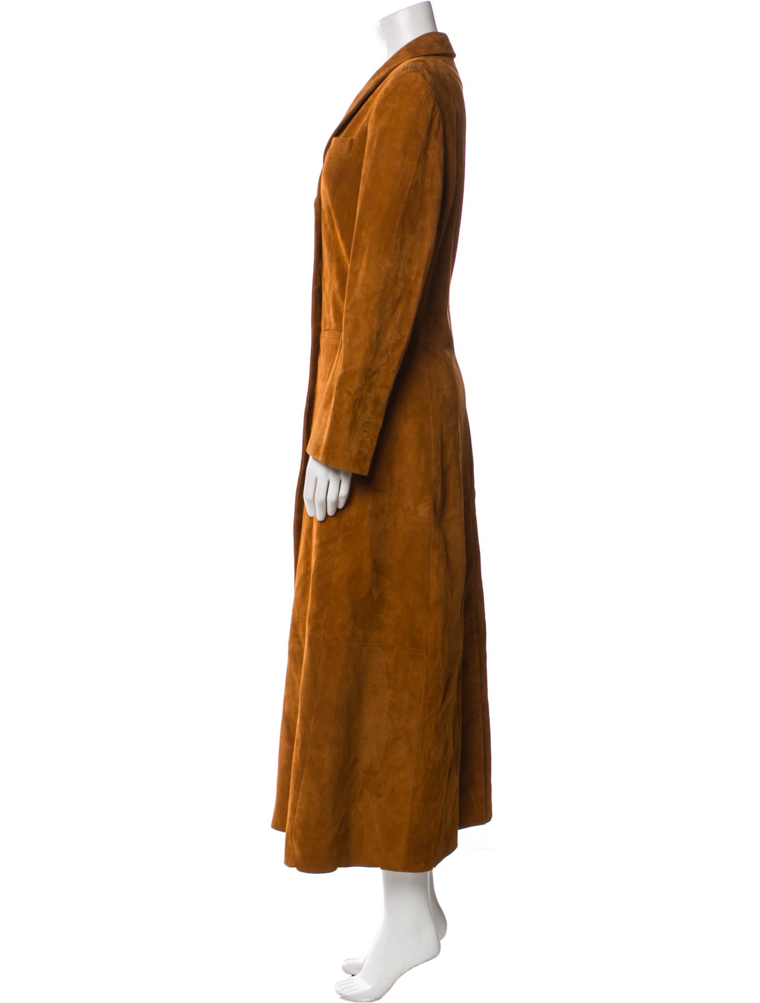 Khaite Suede Peacoat