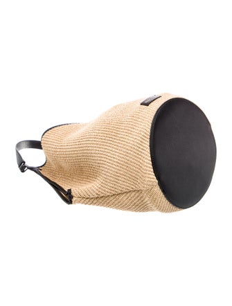 Khaite Raffia Bucket Bag