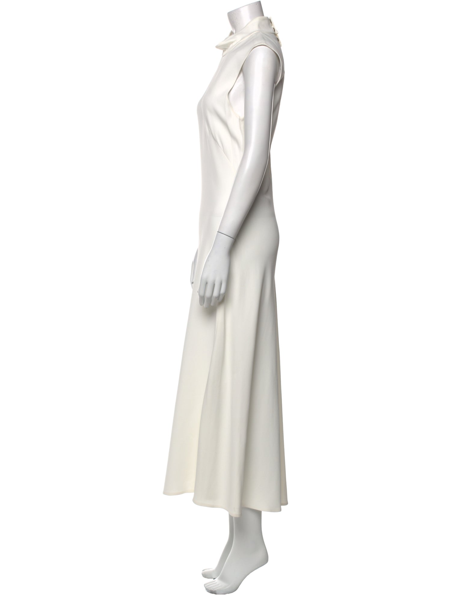 Khaite Mock Neck Long Dress