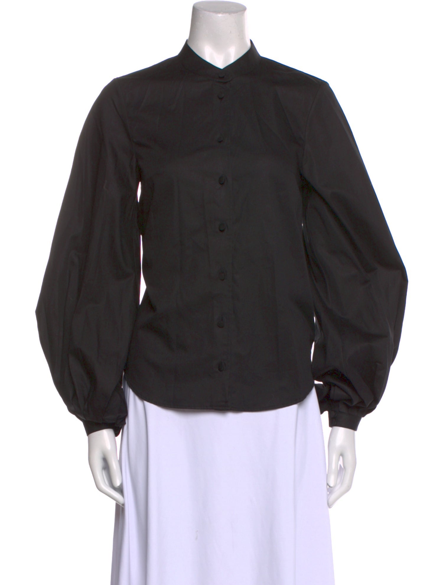 Khaite Long Sleeve Button-Up Top