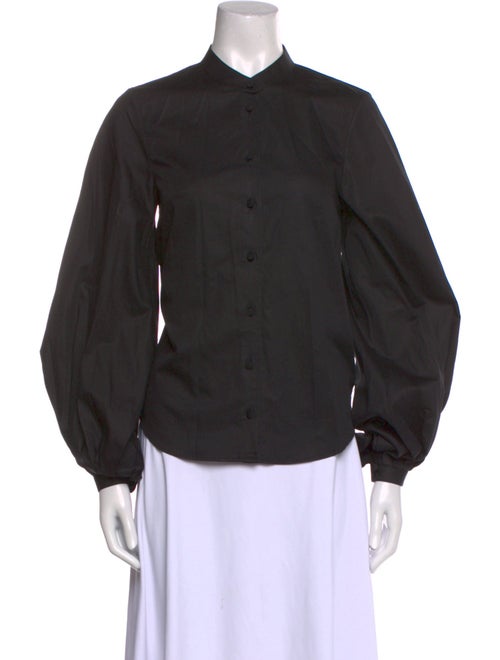 Khaite Long Sleeve Button-Up Top