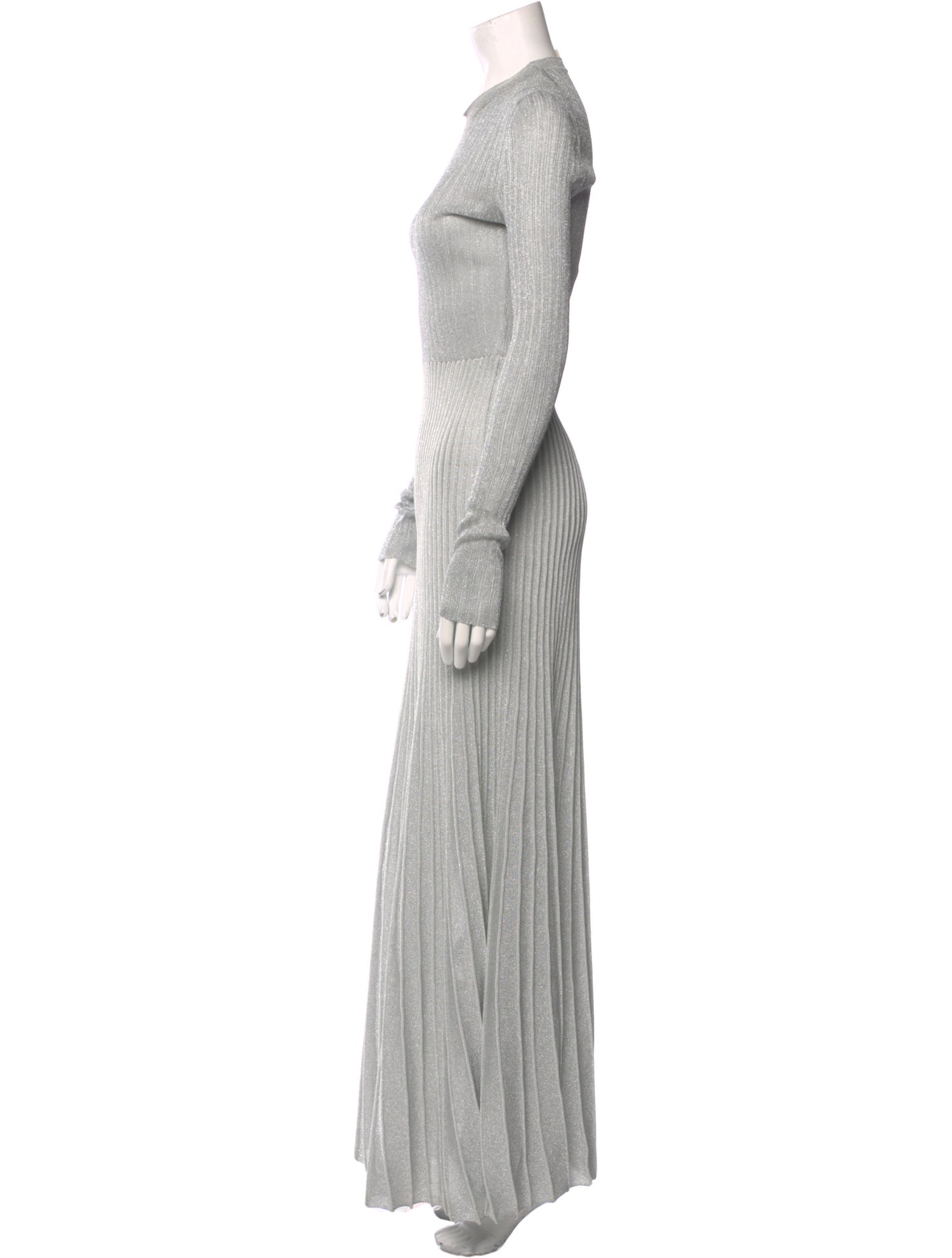 Khaite Crew Neck Long Dress