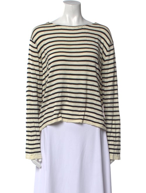 Khaite Silk Striped Top