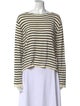Khaite Silk Striped Top