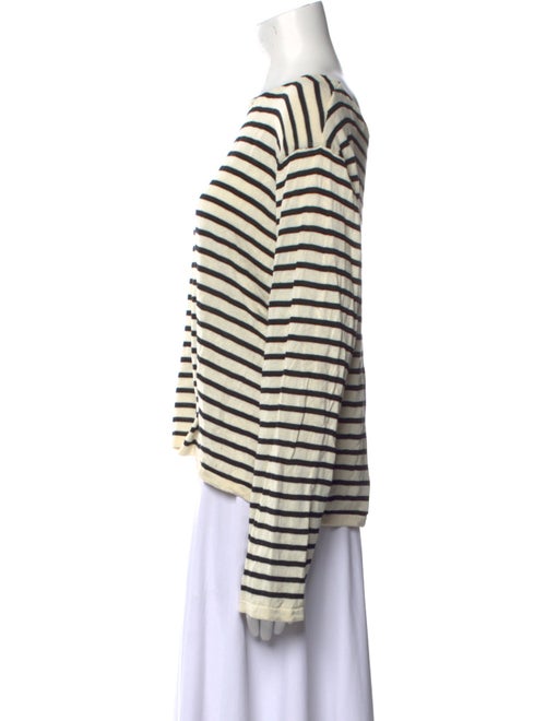 Khaite Silk Striped Top