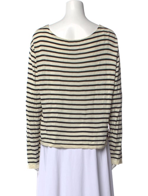 Khaite Silk Striped Top
