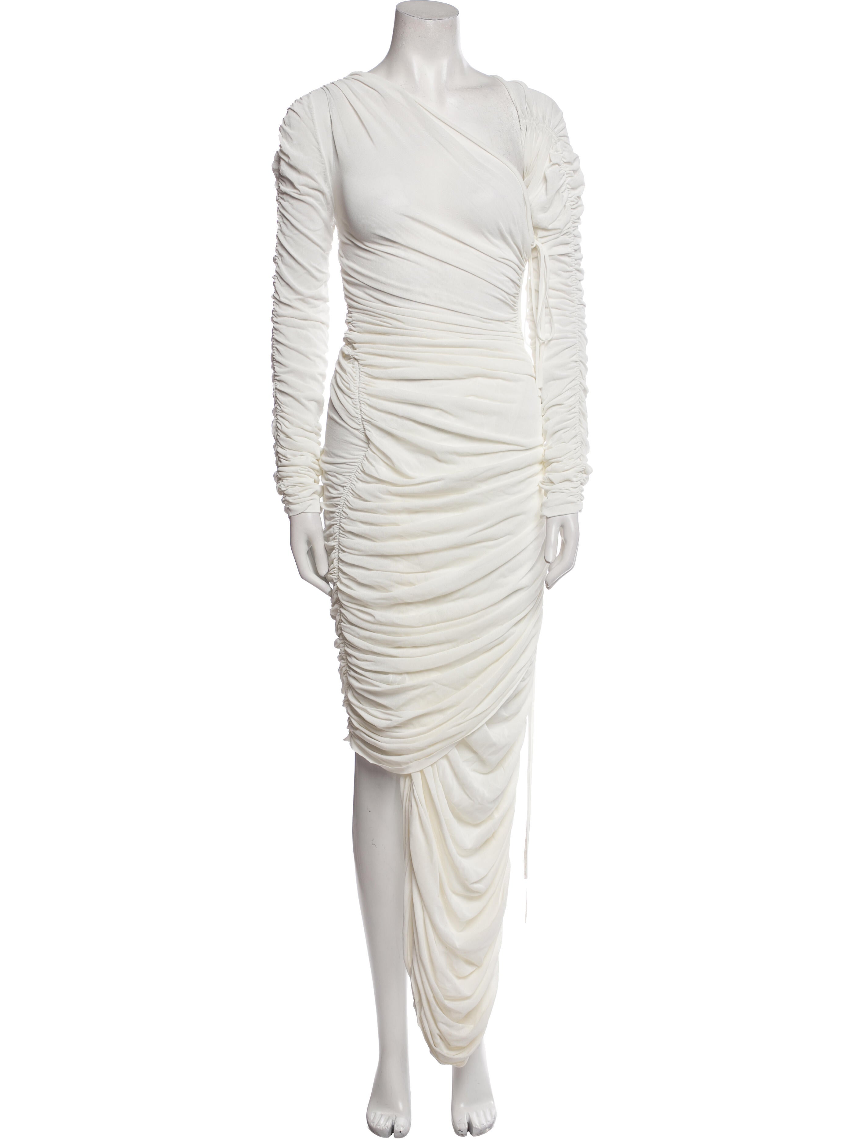 Khaite One-Shoulder Long Dress