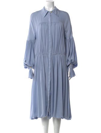 Khaite Silk Midi Length Dress