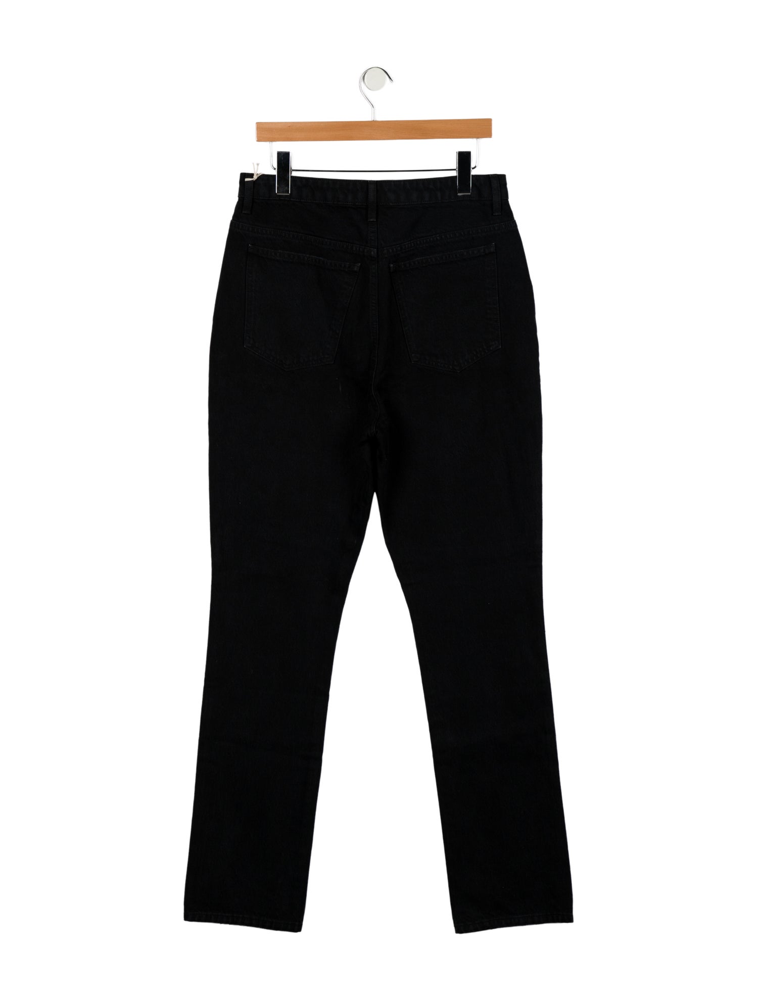 Khaite High-Rise Straight Leg Jeans