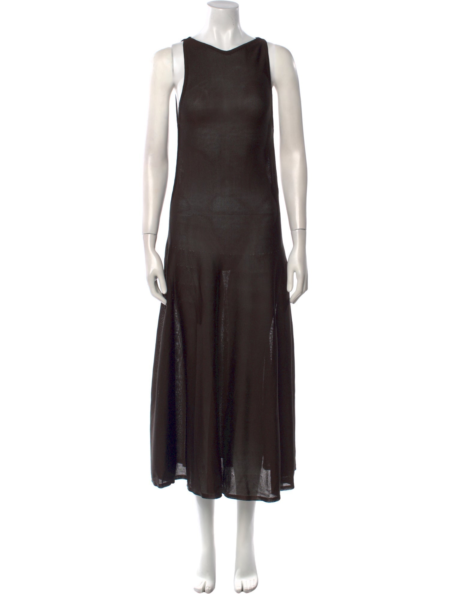 Khaite Silk Midi Length Dress