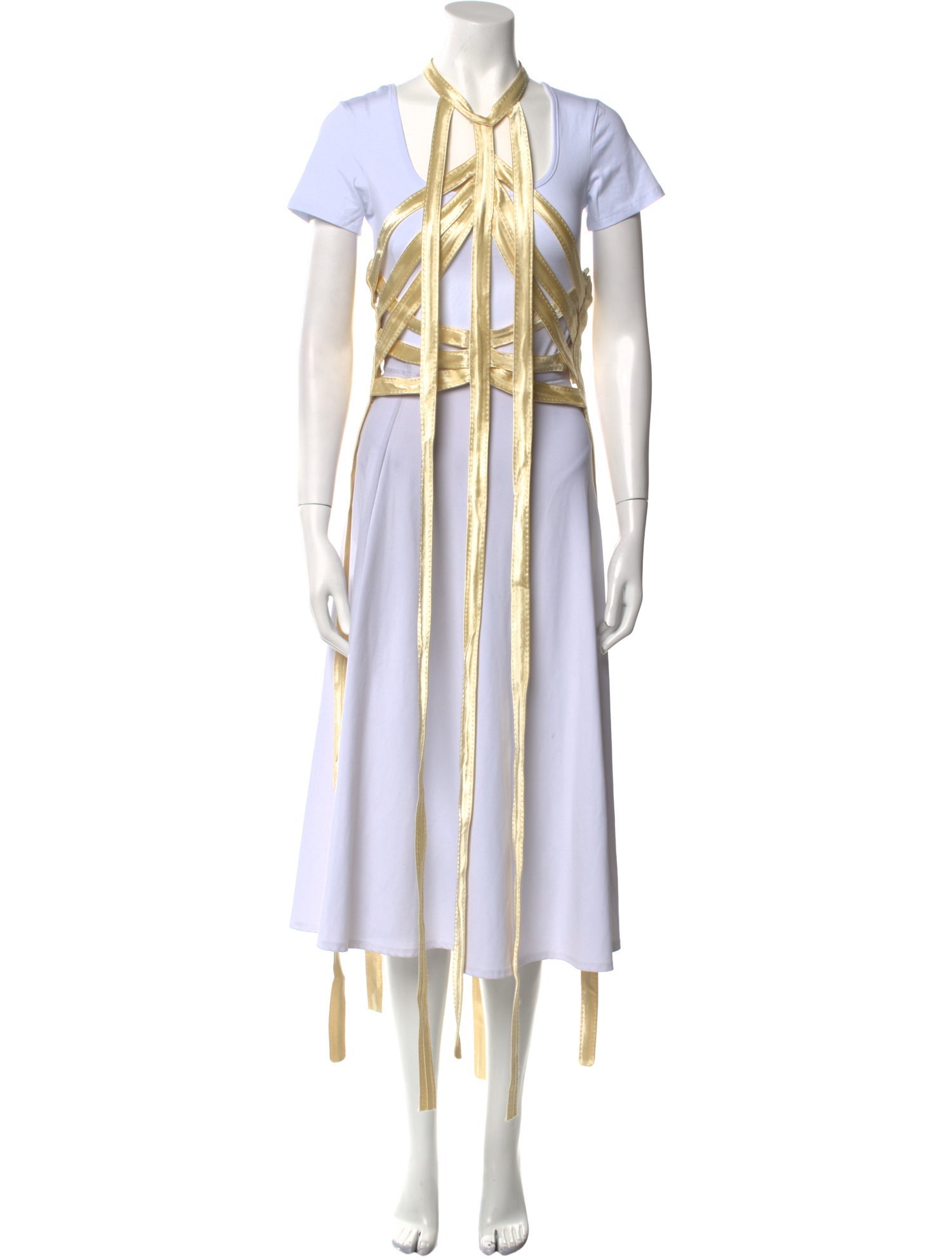 Khaite Striped Mock Neck Blouse