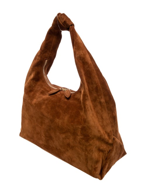 Khaite Suede Shoulder Bag