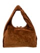 Khaite Suede Shoulder Bag