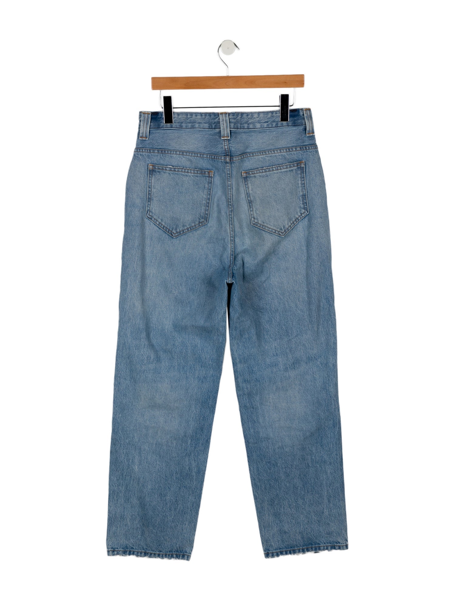 Khaite High-Rise Wide Leg Jeans