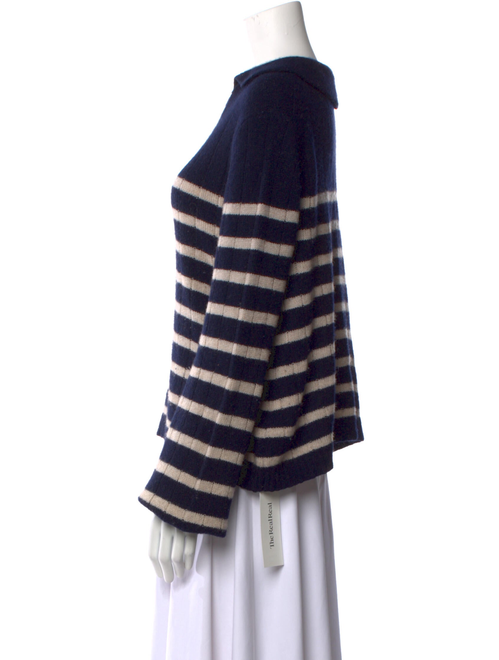 Khaite Cashmere Striped Sweater