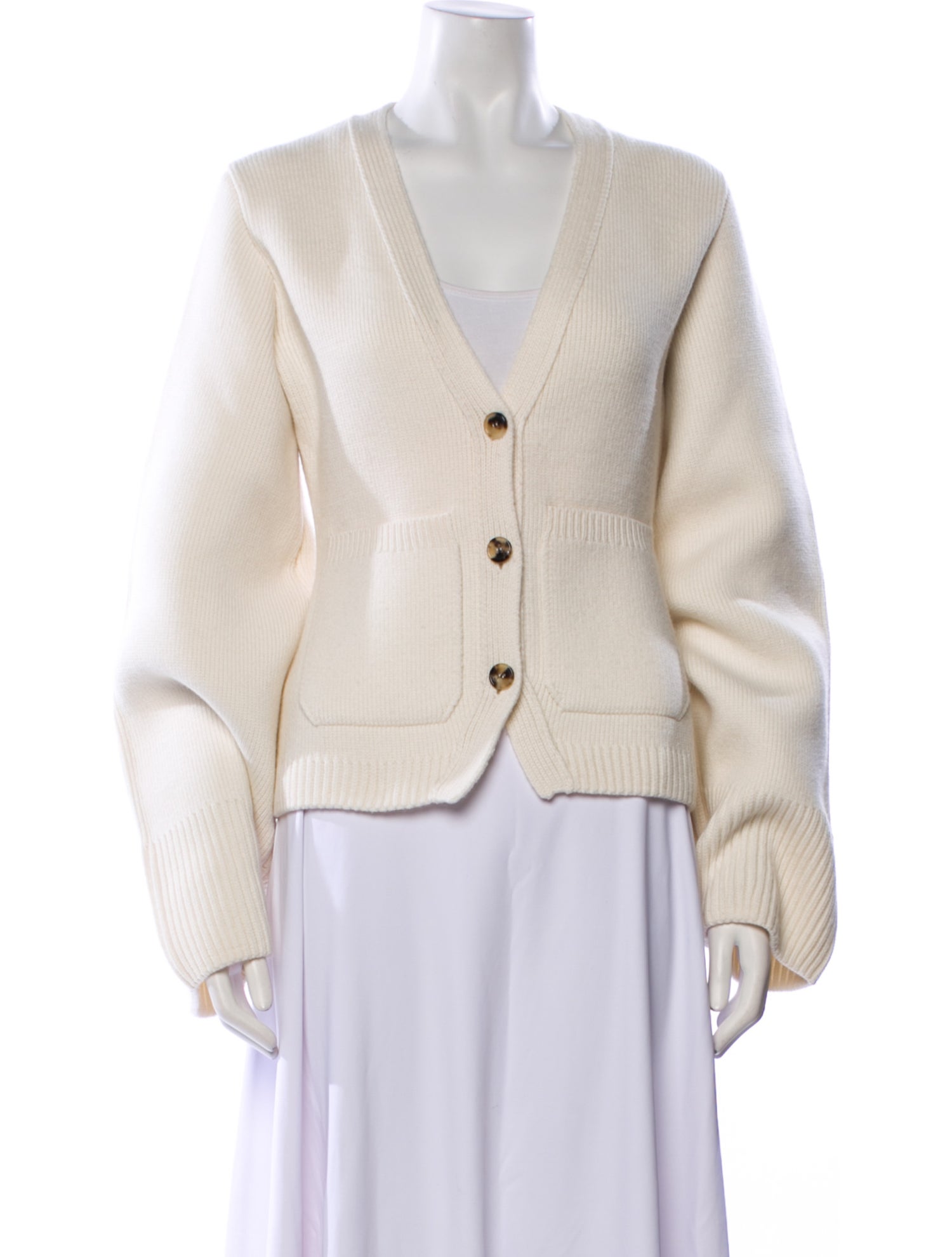 Khaite Cashmere V-Neck Sweater