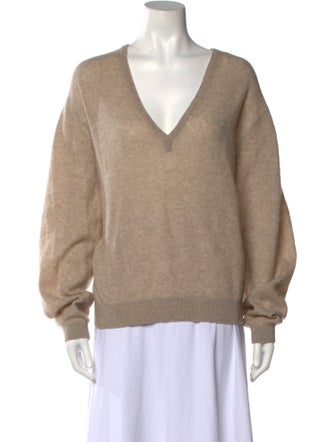 Khaite Cashmere V-Neck Sweater