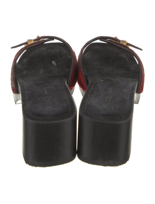 Khaite Ponyhair Slides