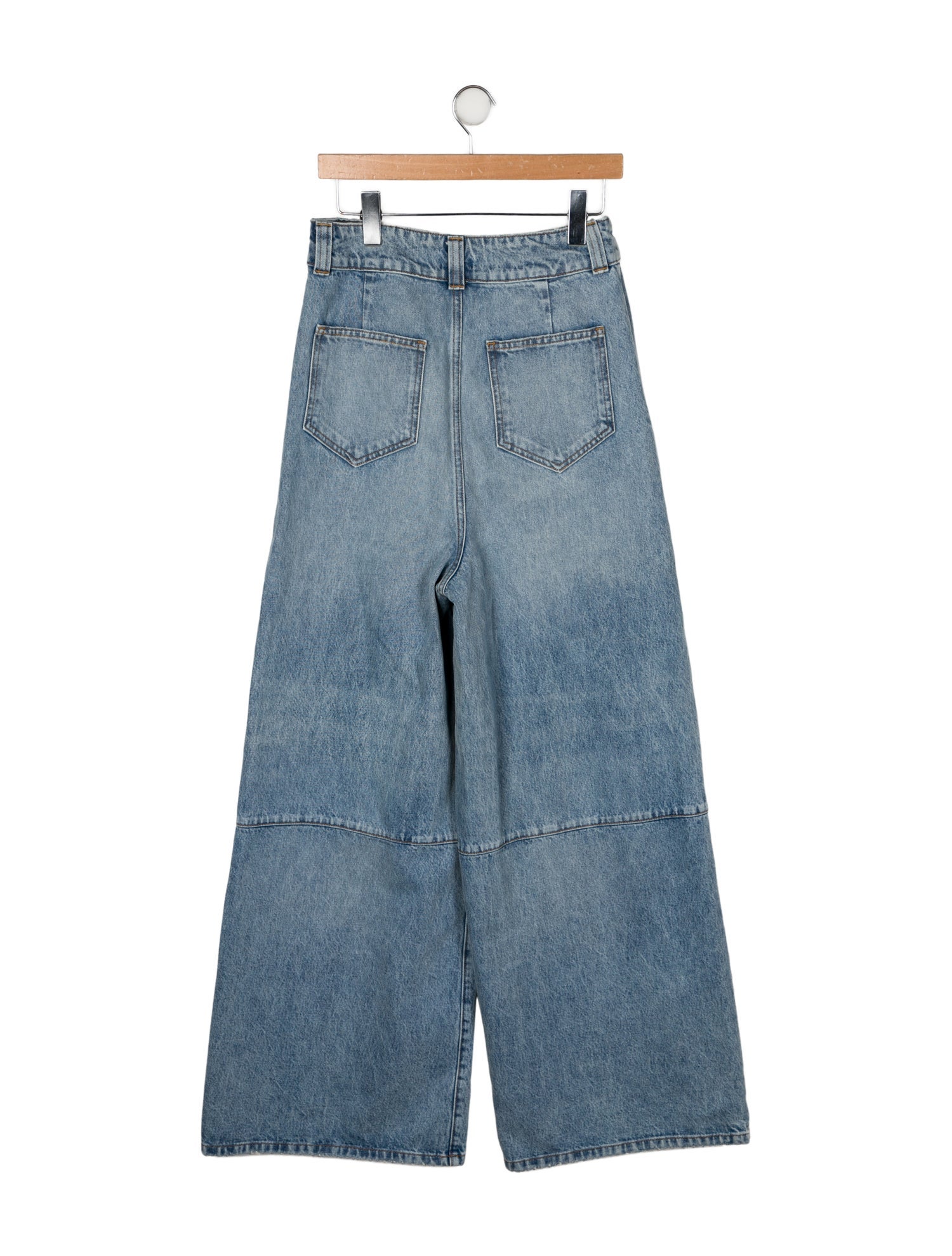 Khaite High-Rise Wide Leg Jeans