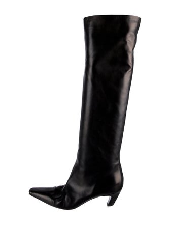 Khaite Leather Boots