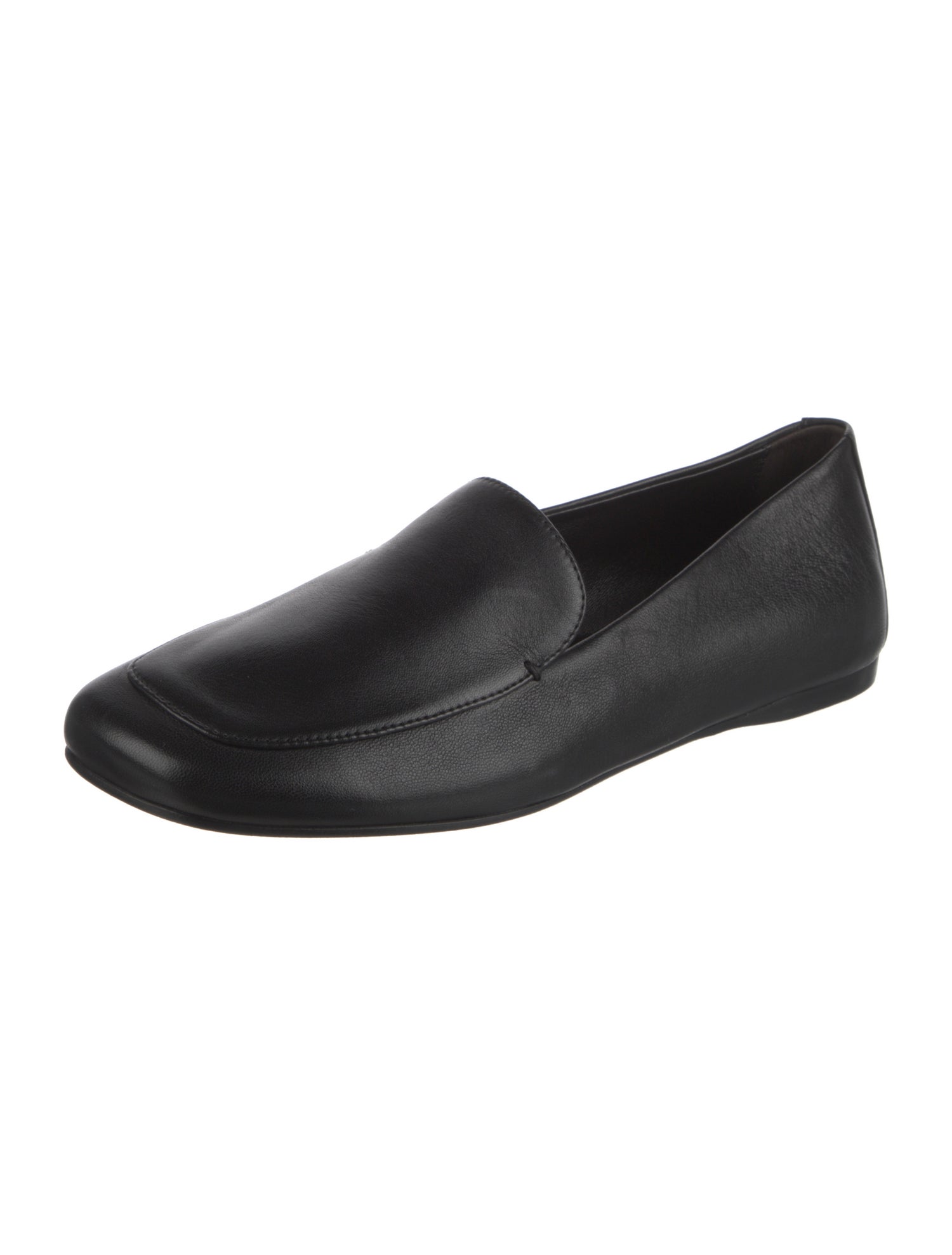 Khaite Monroe Leather Loafers
