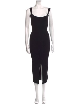 Khaite Scoop Neck Long Dress