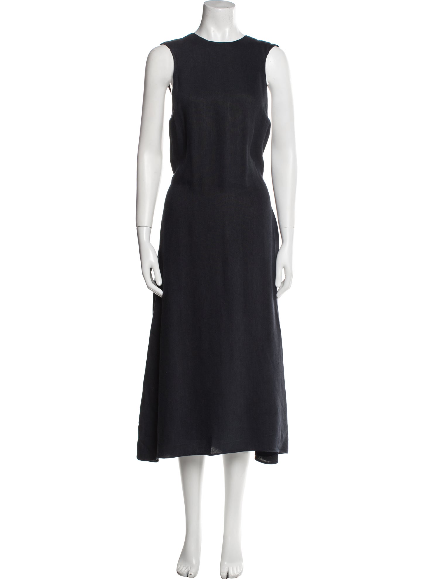 Khaite Crew Neck Long Dress