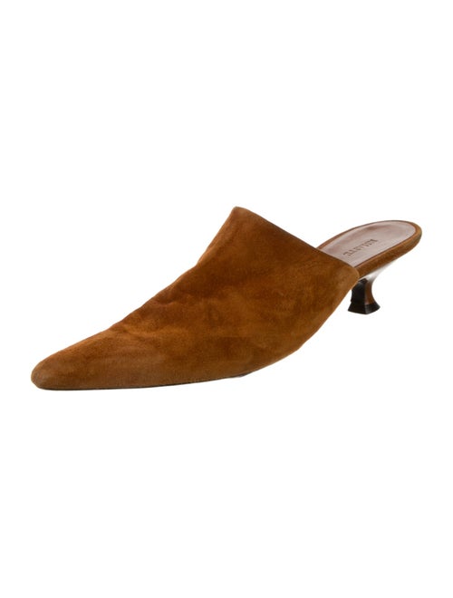 Khaite Suede Mules