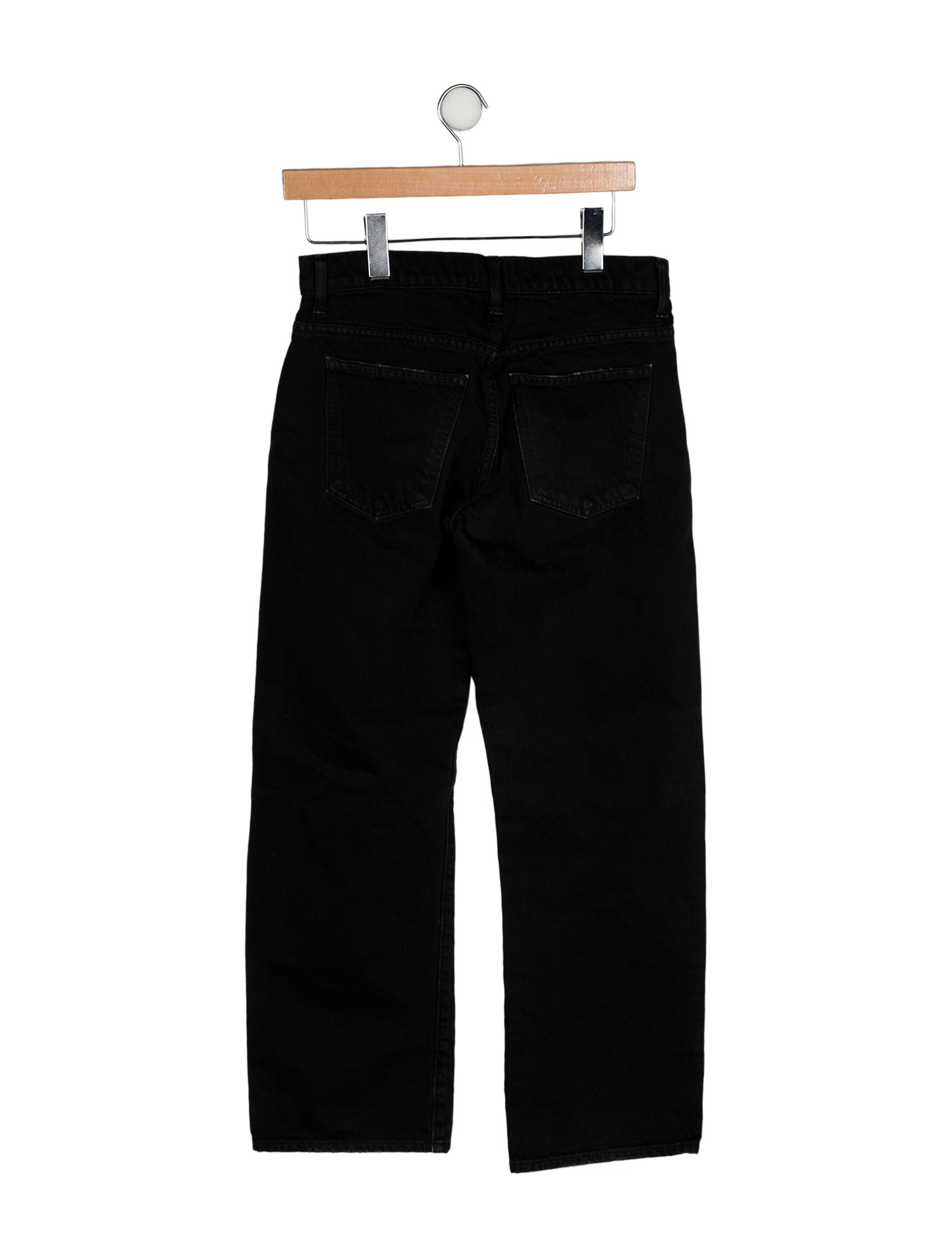 Khaite Mid-Rise Wide Leg Jeans