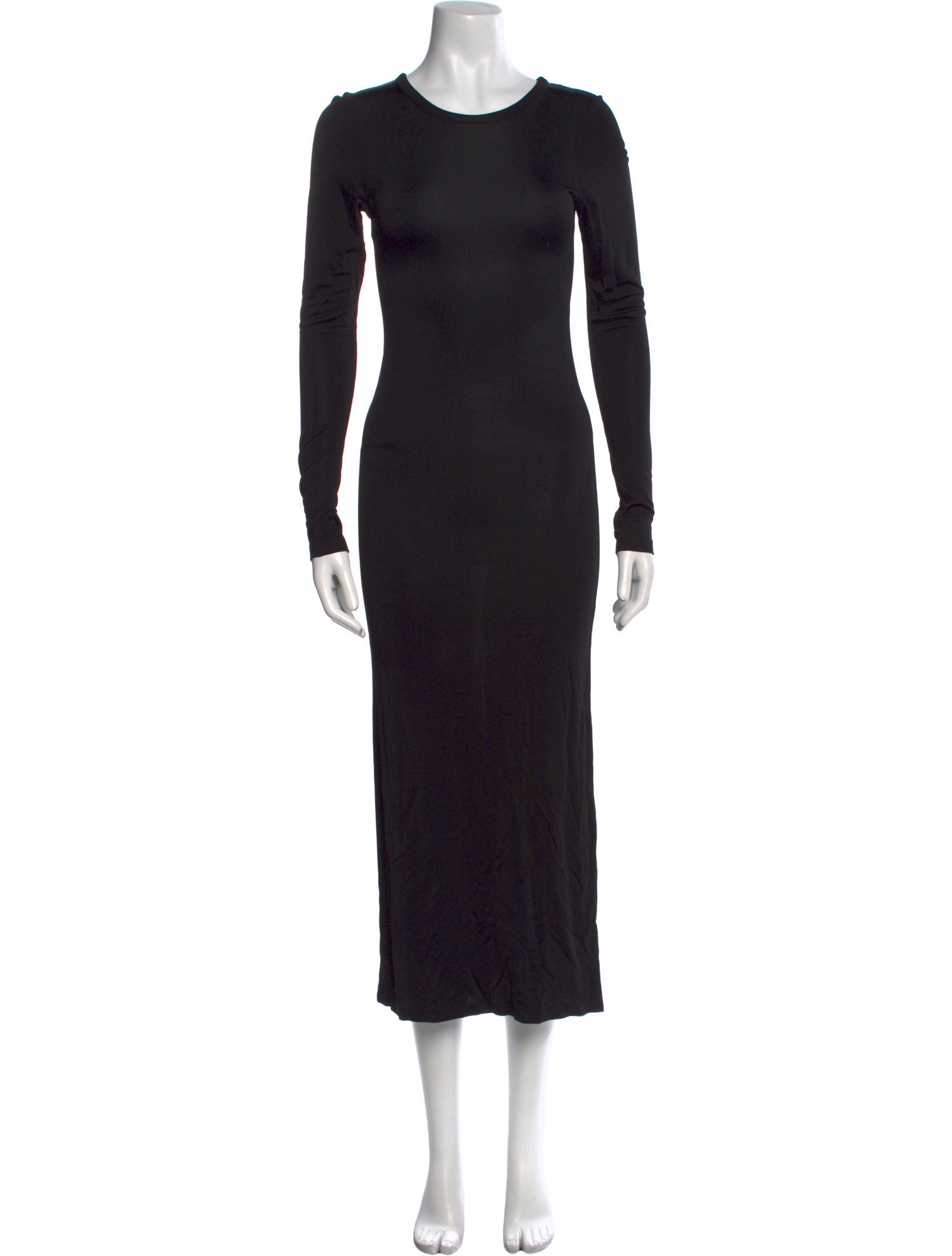 Khaite Crew Neck Long Dress