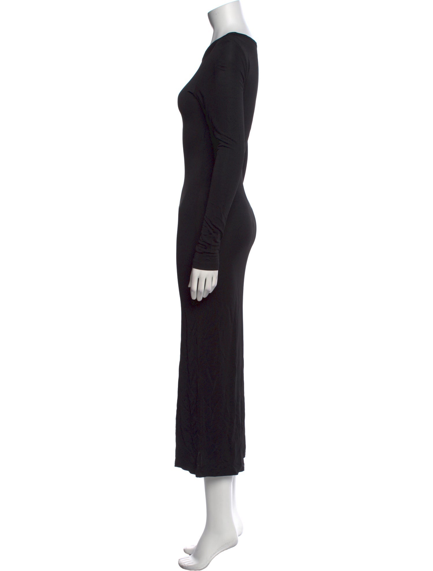 Khaite Crew Neck Long Dress