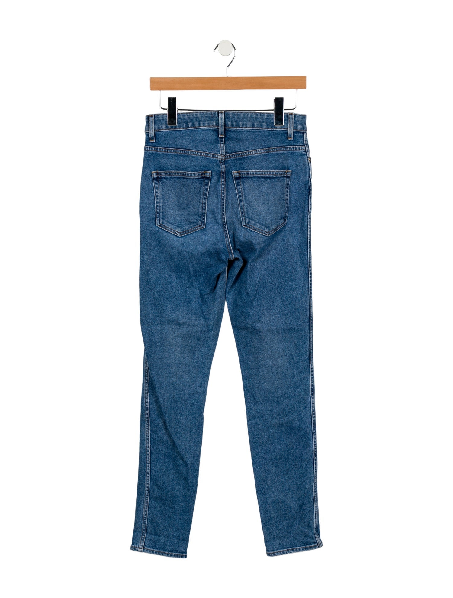 Khaite Mid-Rise Skinny Leg Jeans
