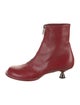 Khaite Leather Snow Boots