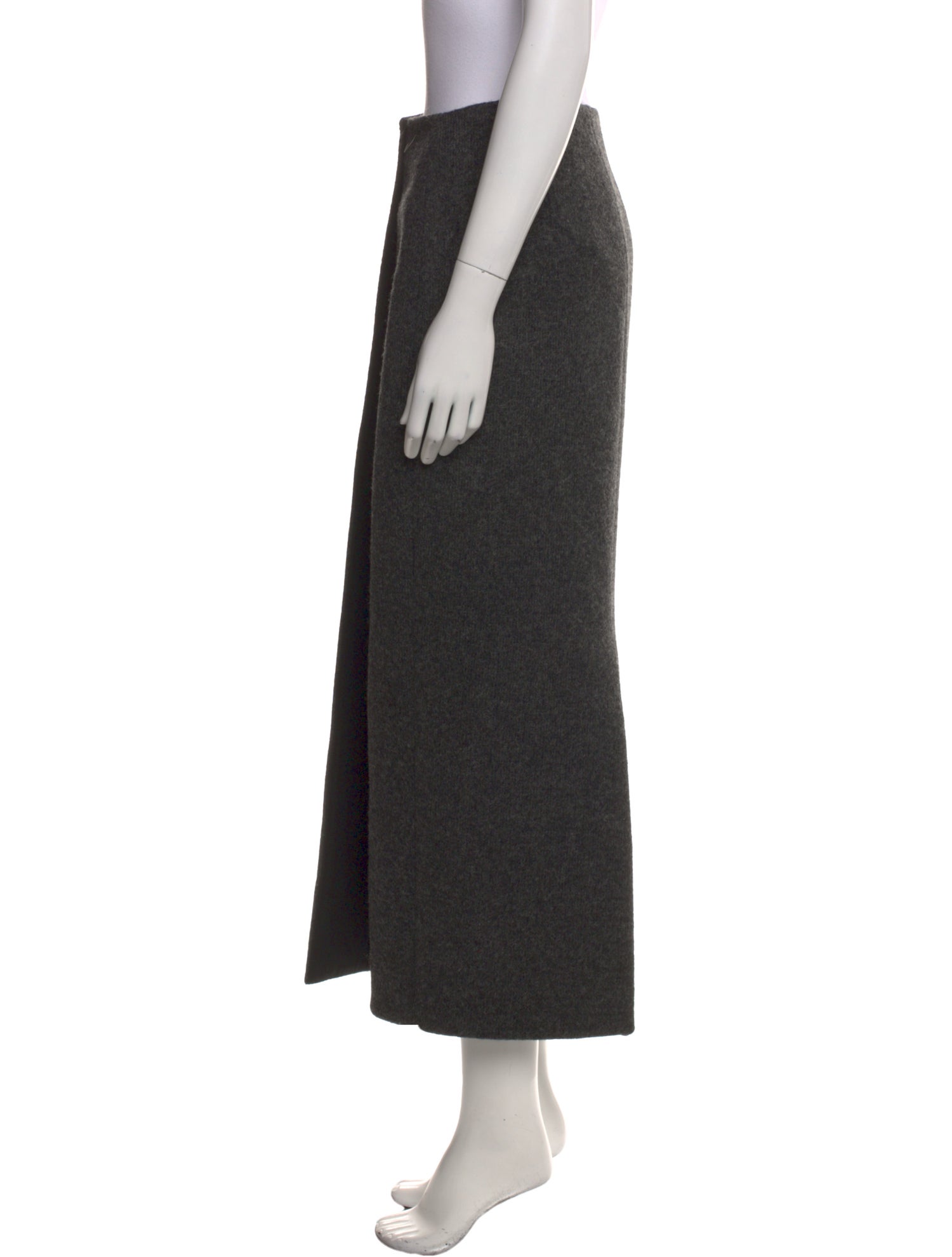 Khaite Virgin Wool Midi Length Skirt