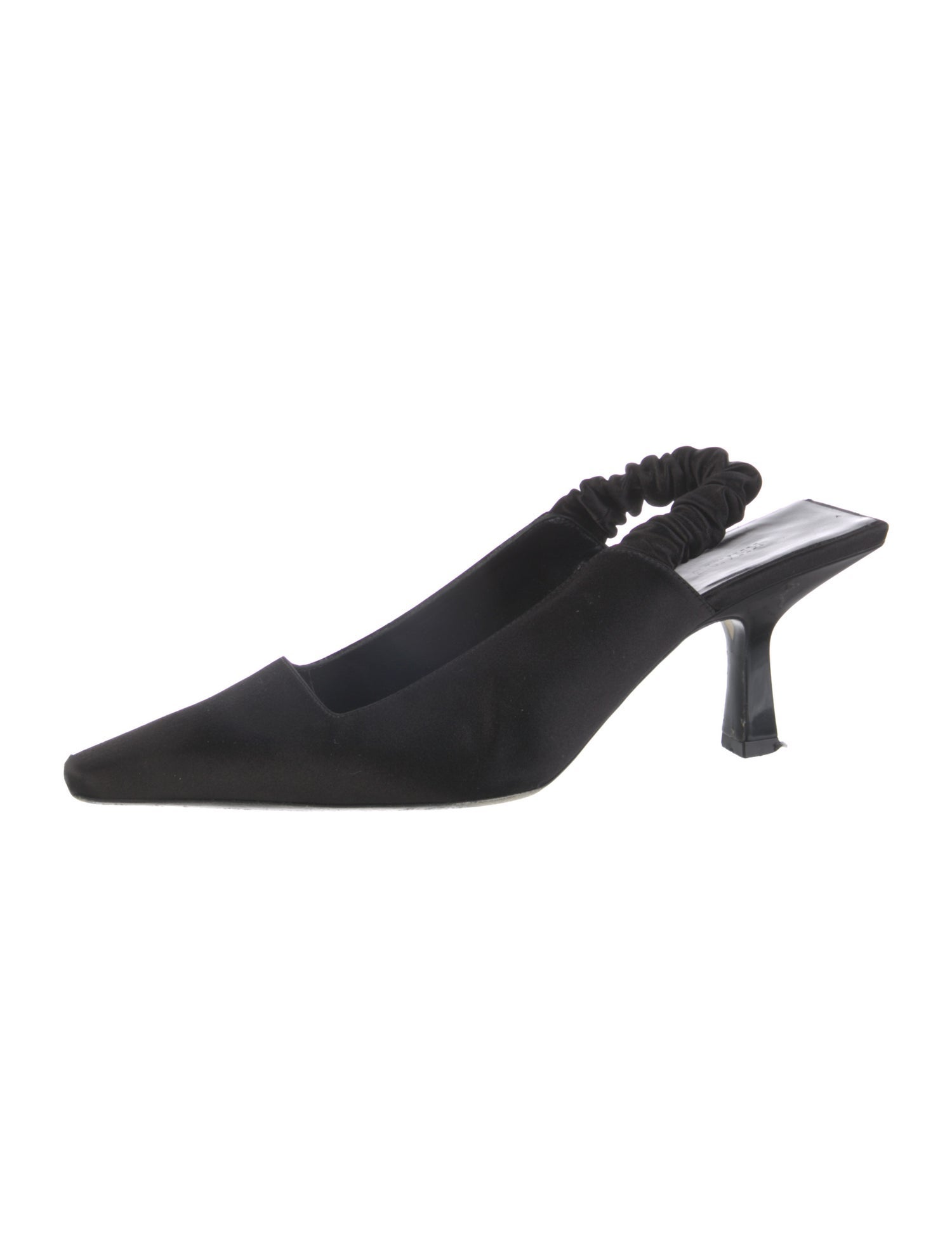 Khaite Satin Slingback Pumps