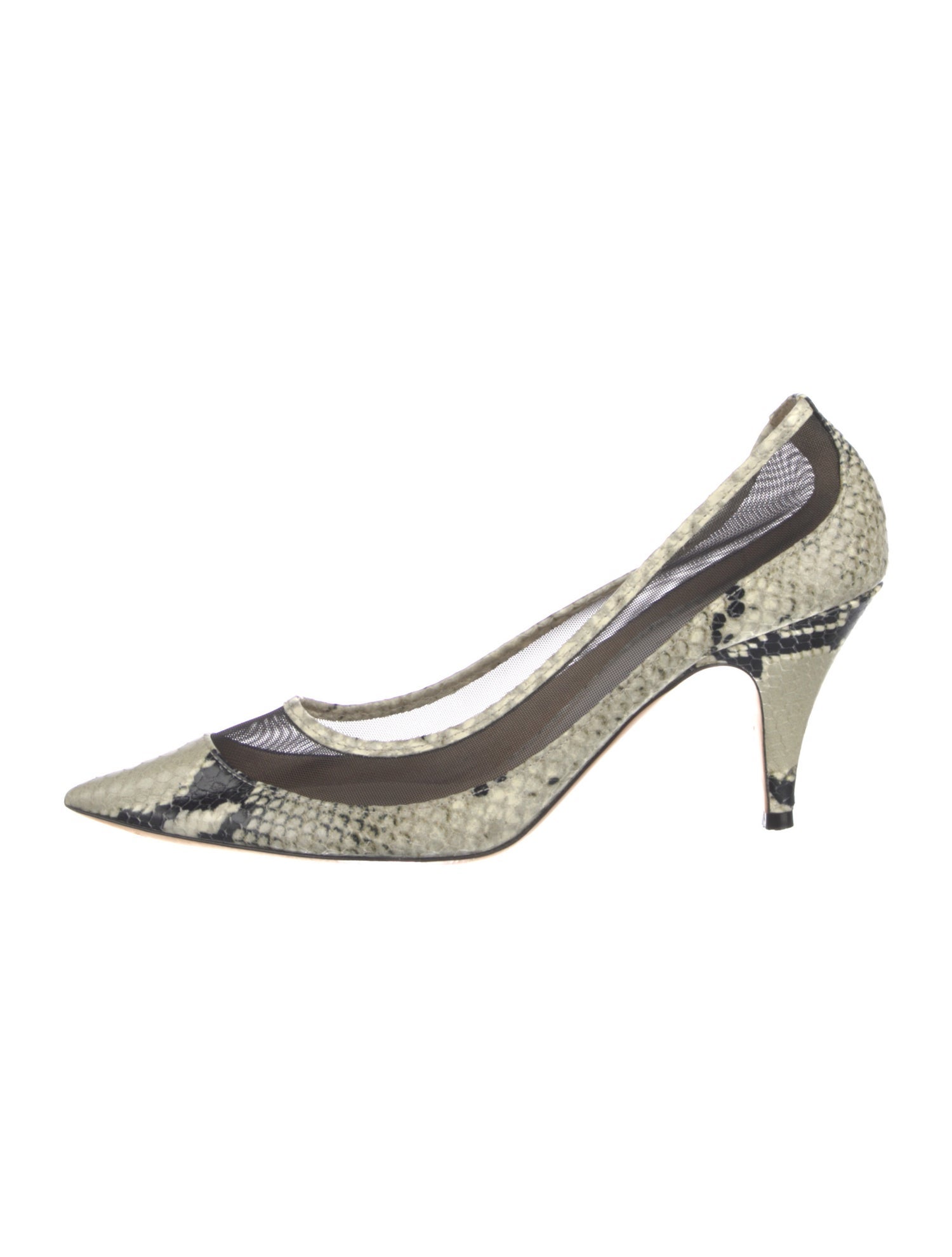 Khaite Snakeskin Animal Print Pumps