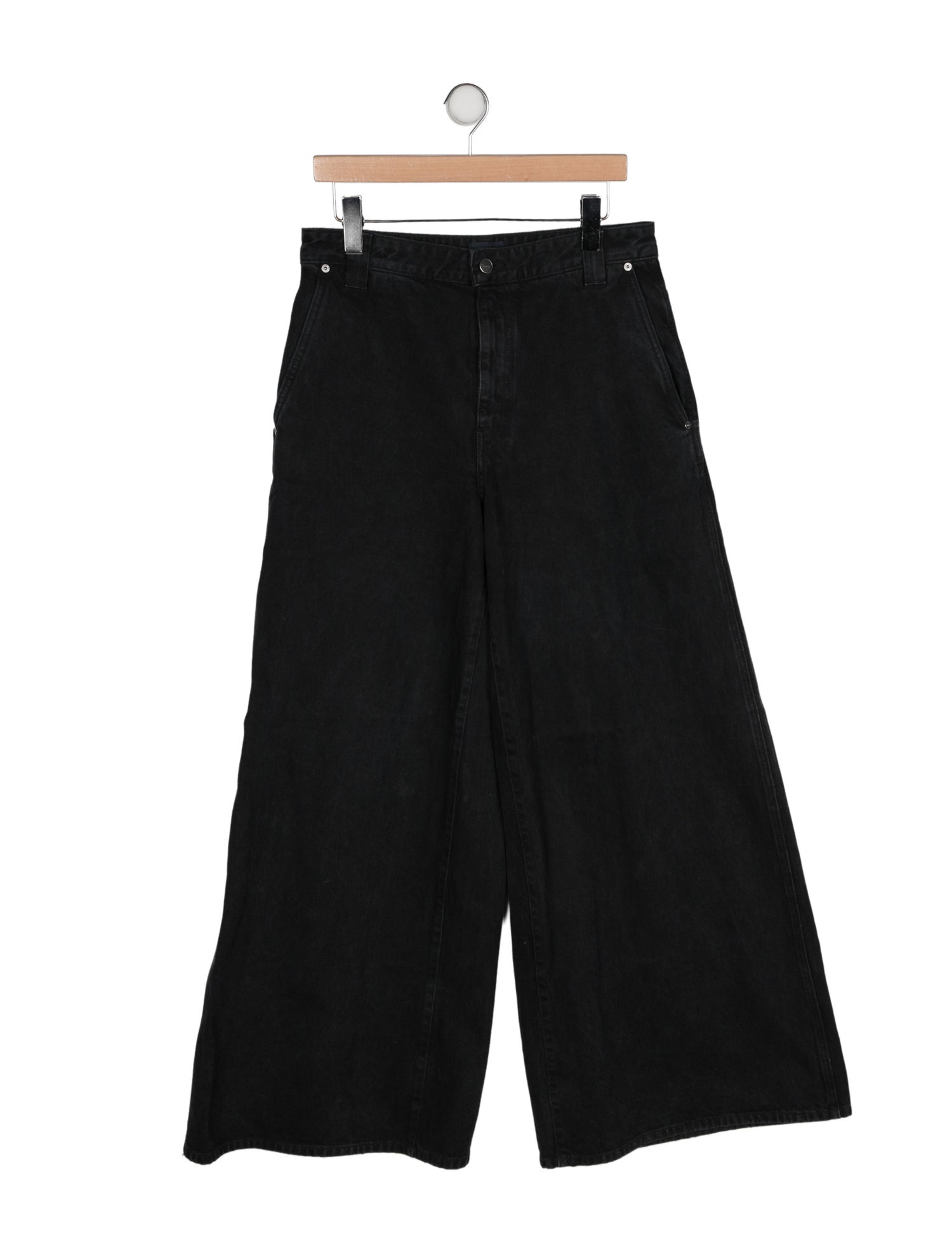 Khaite High-Rise Wide Leg Jeans