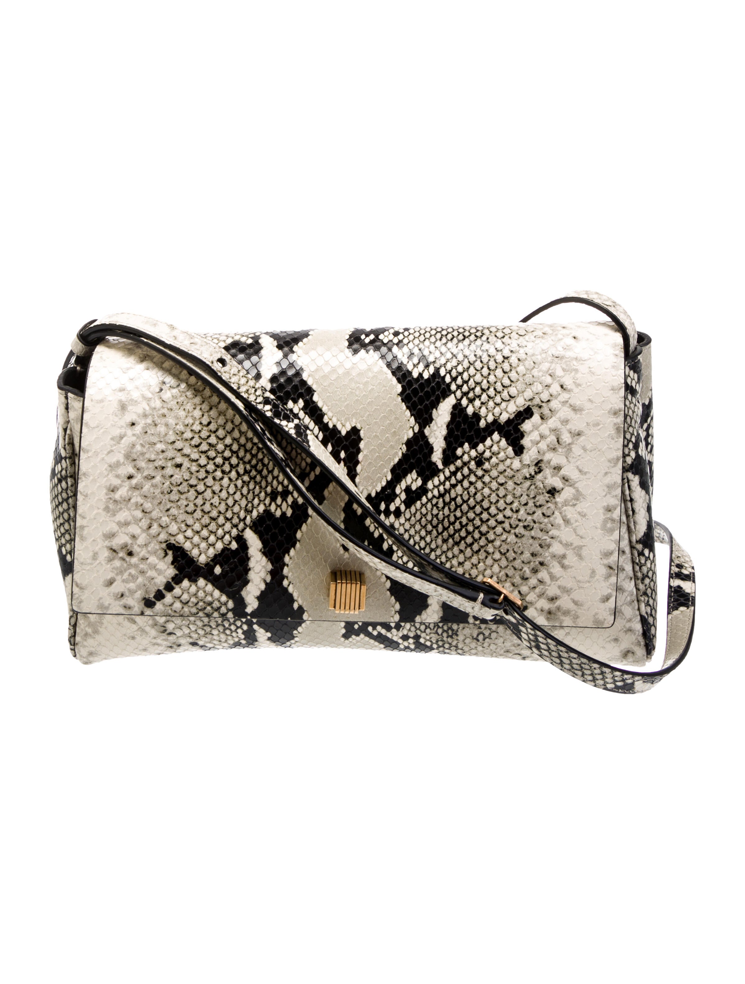 Khaite Snakeskin Messenger Bag