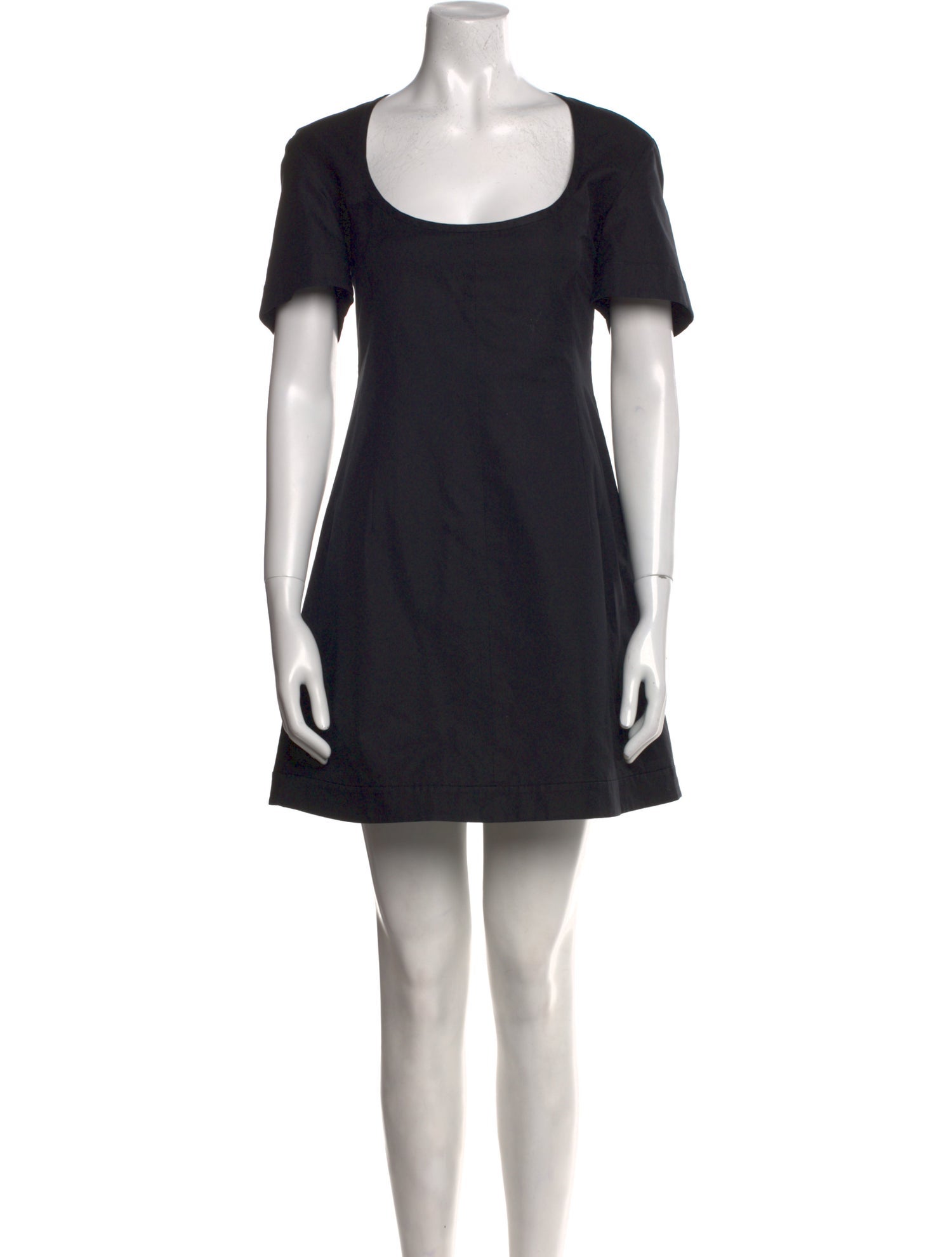 Khaite Scoop Neck Mini Dress