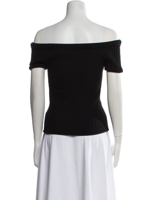 Khaite Wool Off-The-Shoulder Top