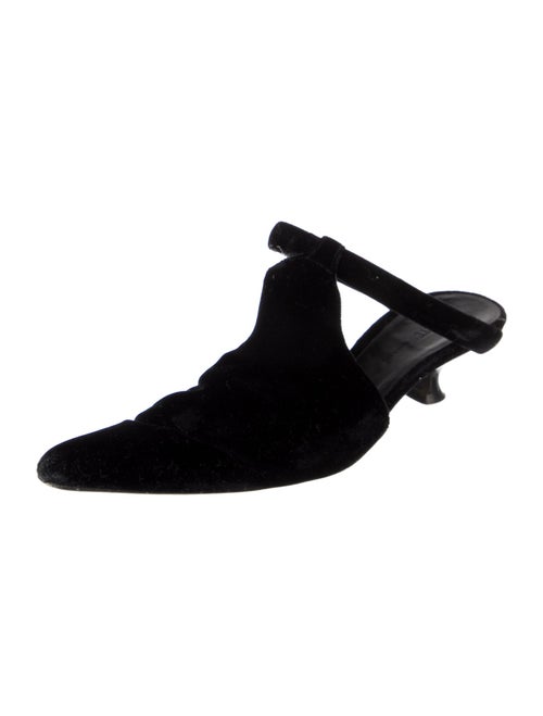 Khaite Velvet Mules