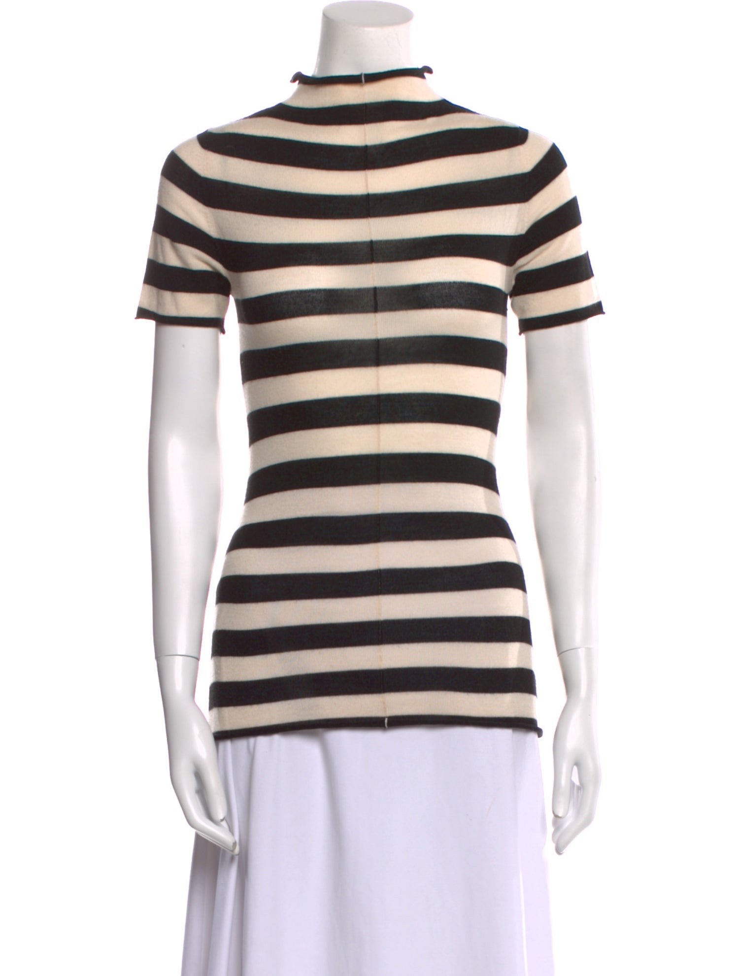 Khaite Wool Striped T-Shirt