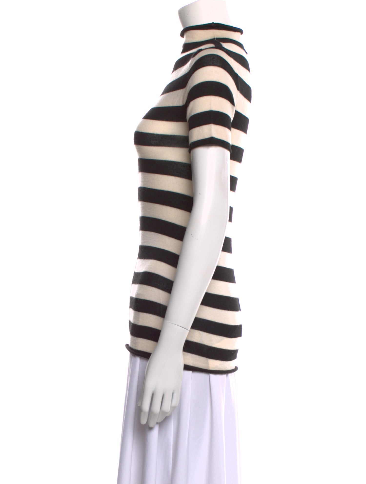 Khaite Wool Striped T-Shirt